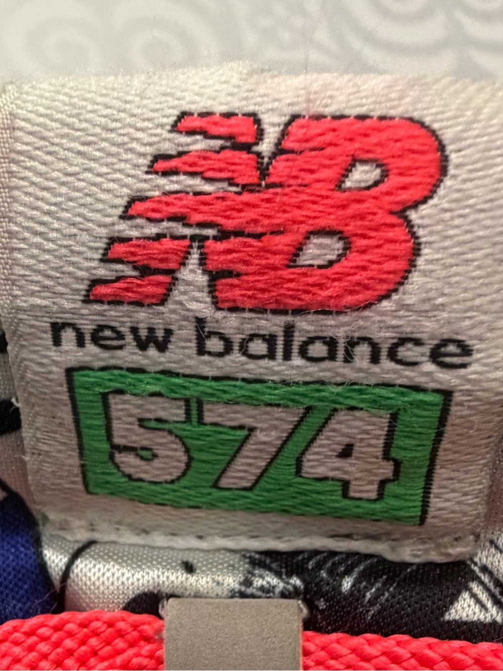 New Balance Gray Sneakers Pink Laces Multicolour Heel Trim Lady Woman Size 5 - Picture 14 of 14